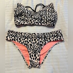 Leopard Print Bikini Set